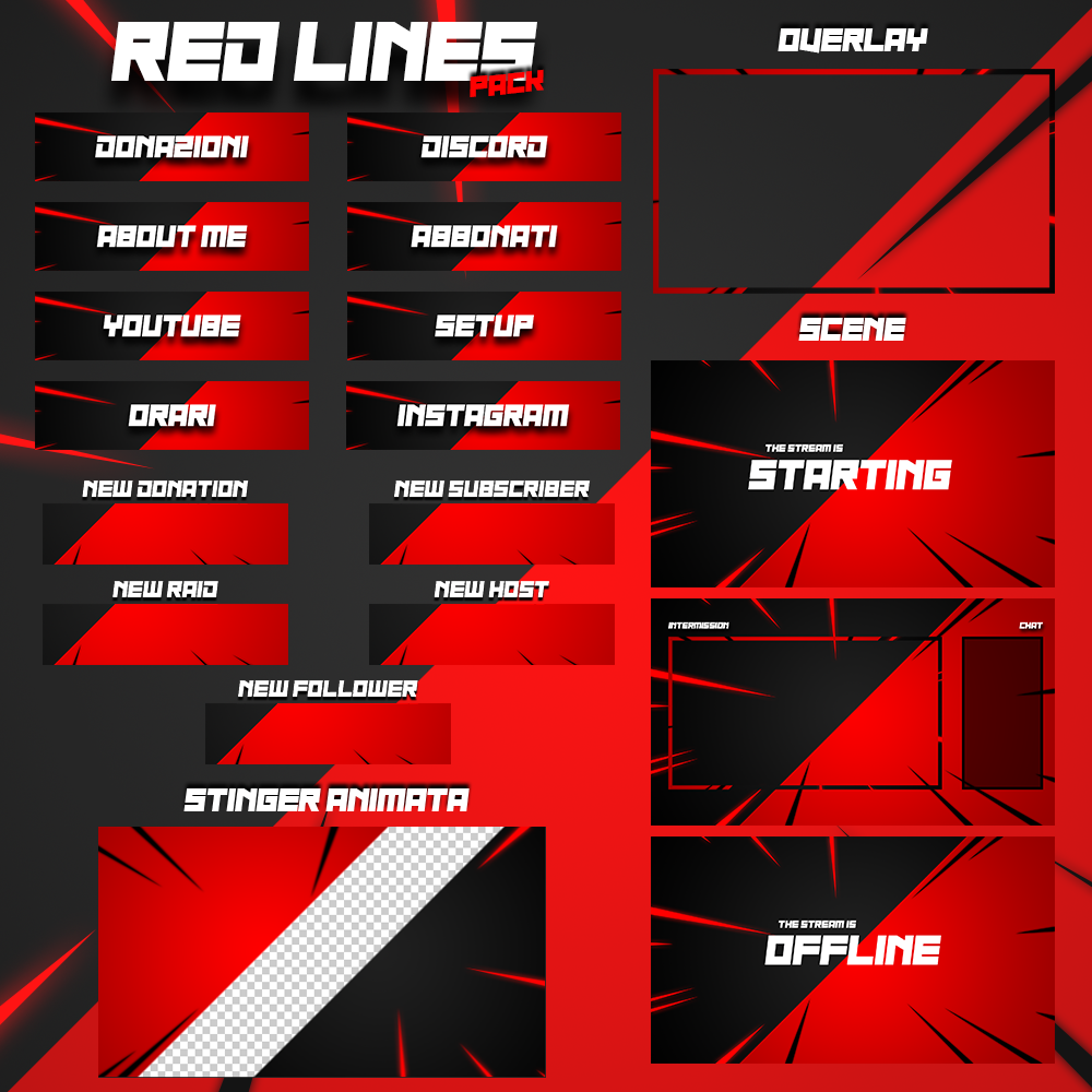 Red Lines - Full Pack