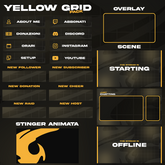 Yellow Grid - Full Pack